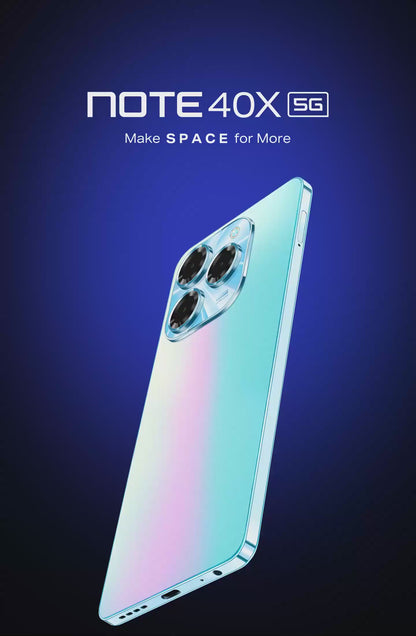 Infinix Note 40X 256GB 8GB Starlit Black 5G Smartphone