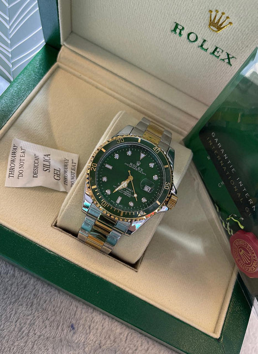 Rolex Submariner Date 40mm Green Dial Two-Tone Gold & Stainless Steel Watch