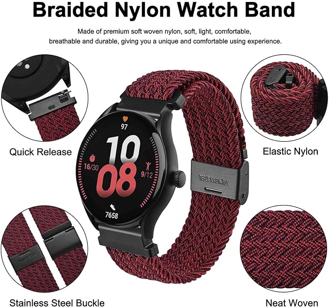 Luxury Branded Round Smart watch with Loop Strap