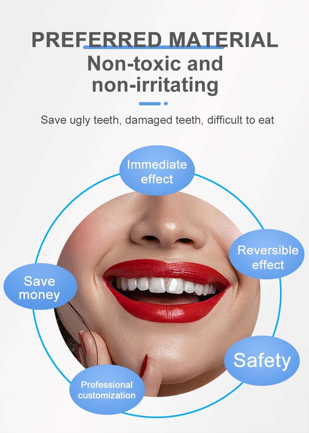 Snap on Smile Teath Covers For Men And Women perfect smile