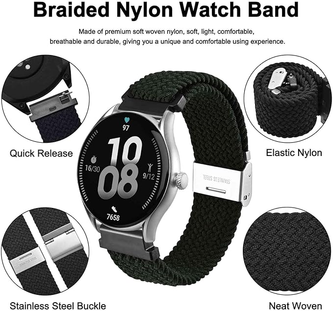 Luxury Branded Round Smart watch with Loop Strap