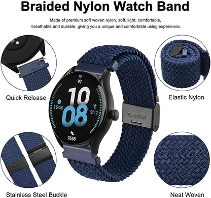 Luxury Branded Round Smart watch with Loop Strap